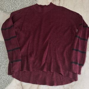American Eagle Outfitters Maroon Sweater